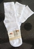 Meia Cano Alto Branca Masculina KIT C/ 03 Pares
