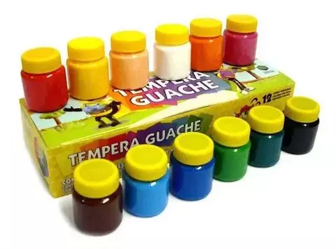 Tinta Guache 15ml Acrilex - 12 Cores