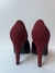 Botinetas UMA Núm 39 (38) Borravino gamuza - tienda online