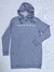 Vestido CALVIN KLEIN Gray Hoodie Monogram Talla S