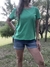 Remera ZARA Básica Esmeralda Talla L