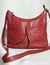 Cartera PRUNE Firenze 100% cuero granallado color rojo
