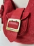 Cartera VITAMINA Cairo 100% cuero gamuzado rojo - GreenwichStorePremium