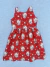 Vestido LITTLE AKIABARA Red Roses Talla 10