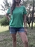 Remera ZARA Básica Esmeralda Talla L en internet