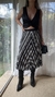 Pollera nueva H&M plisada Blackberry Talle 38 (M) - tienda online