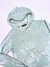 Buzo canguro ZAFIRA plush water green Talla S - comprar online