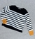 Sweater ZARA Knit Black, White & Yellow Talla S - comprar online