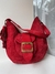 Cartera VITAMINA Cairo 100% cuero gamuzado rojo - GreenwichStorePremium