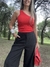 Top nuevo ZARA One Red Shoulder Talle S - tienda online