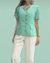 Blazer JACKIE Talla S verde agua