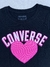 Remera nueva CONVERSE Pink Cuore Talla 8/10 - comprar online