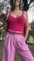 Top nuevo ZARA Frida Fucsia Talle M en internet