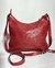 Cartera PRUNE Firenze 100% cuero granallado color rojo - GreenwichStorePremium
