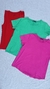 Remera ZARA Básica Fucsia Talla L - tienda online