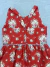Vestido LITTLE AKIABARA Red Roses Talla 10 - GreenwichStorePremium