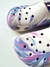 CROCS Classic Marbled White/Pink/Blue Núm J1 (32-33) - GreenwichStorePremium