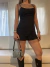 Vestido de red y strass VERSALLES Talle U