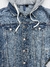 Campera de jean H&M Gray Hood Talla S en internet