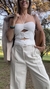 Top nuevo ZARA White Aleggra Talle L