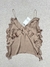 Top nuevo ZARA Praga Camel Talle S