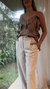 Top nuevo ZARA Praga Camel Talle S