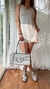 Remerón STRADIVARIUS Talle M combinado gris y blanco