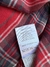 Camisa DELAOSTIA Red Lumberjack Talla 3/44
