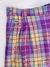 Bermuda LACOSTE Original Talla 42 a cuadros violeta en internet