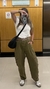 Pantalón cargo ZARA Olive Oversize Talla S