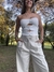 Top nuevo ZARA White Aleggra Talle L