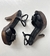 Sandalias PARUOLO Cuero Black Bun Núm 38 - tienda online
