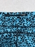 Imagen de Calza corta NIKE Animal Print Turquoise Talla S