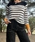 Sweater ZARA Knit Black, White & Yellow Talla S