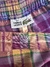 Bermuda LACOSTE Original Talla 42 a cuadros violeta - tienda online
