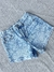 Short ZARA Denim Flowers Jean Talla 7