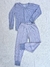 Piyama BABY COTTONS Gray With Pink Talla 4