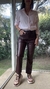 Pantalón nuevo ZARA Borgoña Toscana Talle 38 - comprar online