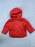 Rompevientos con polar CARTER'S Coral Red Talle 12 meses - GreenwichStorePremium