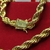 CORDÃO BAIANO 9 MM + PINGENTE PERSONALIZADO - BANHADO A OURO 18 K - TH Joalheria - Jóias Personalizadas