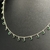COLAR PRATA 925 ITALIANA - PEDRAS VERDE - 50CM - comprar online