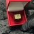 ANEL QUADRADO PERSONALIZADO - BANHADO A OURO 18 K
