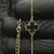 PULSEIRA VAN CLEEF TREVO VERDE EM VIDRO G - (UNISEX) na internet