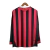 Camisa Retrô AC Milan 09/10 manga longa - Masculina Adidas - Preta e vermelha com detalhes em branco - comprar online