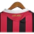 Camisa Retrô AC Milan 09/10 manga longa - Masculina Adidas - Preta e vermelha com detalhes em branco