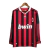 Camisa Retrô AC Milan 09/10 manga longa - Masculina Adidas - Preta e vermelha com detalhes em branco