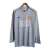 Camisa Retrô Manchester United Goleiro 07/08 manga longa - Masculina Nike - Cinza com detalhes em preto