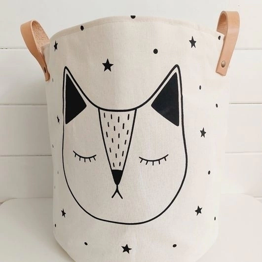 Canasto Gato con Estrellas