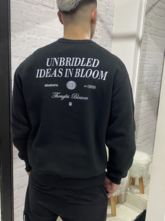 Buzo cuello redondo UNBRIDLED Negro - comprar online