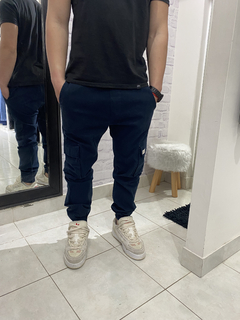 Pantalón cargo BATUK AZUL